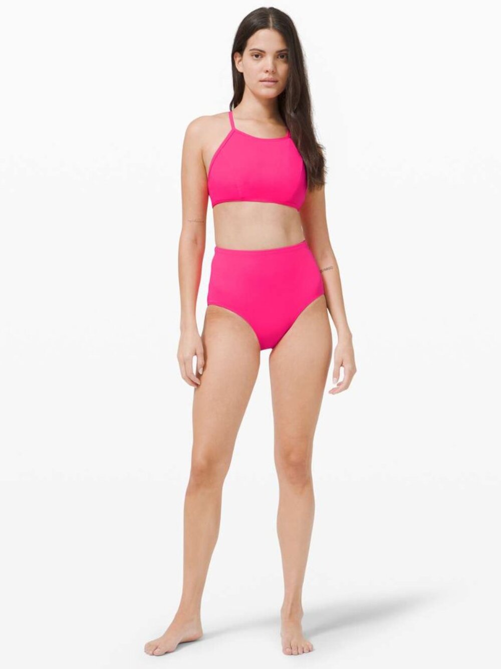 Lululemon See The Sea Swim Top  Pink Highlight NWOT